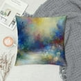 thumbnail image 2 of Leisuo Throw Pillow Cover Abstract Floral Watercolor Herbs Weeds Blossoms Ivy Back Florets Decor Lumbar Pillow Case Cushion for Sofa Couch, 2 of 5