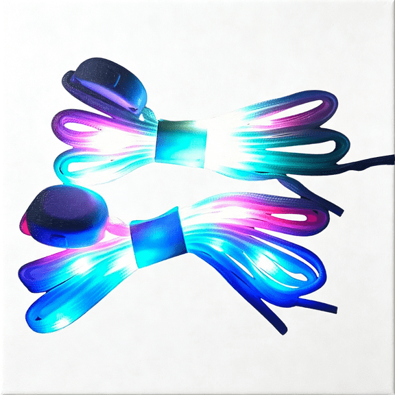 BZCOE Led Shoelaces Light Up Shoe Laces 3 Modes 7 Colors Flashing Colorful Shoestrings Roller Skate Laces