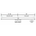 thumbnail image 4 of Exclusive Home Ogee 1" Curtain Rod and Coordinating Finial Set, Adjustable 36"-72", Matte Silver, 4 of 6