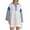 White, variant on vdgthytj Women's Long Sleeves Dresses Lapel V-Neck Striped Casual Mini Dress Loose Fashion Comfy T-Shirt Dress