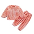 thumbnail image 3 of Toddler Pajamas for Boys Flannel Pajamas Pink Fuzzy Pajamas Soft Warm Kids Winter Pajamas Christmas Pajamas for Girls 3-4 Years, 3 of 3