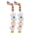 thumbnail image 3 of Jouets Perruche, Jouets à Mâcher Perruche 2 Pcs Jouets pour Hamsters pour Perroquets, 3 of 7