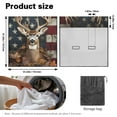 thumbnail image 7 of Xoenoiee Deer Maple Leaves American Flag Print Car Back Seat Cover, Universal Fit Rear Seat with Rear Split Bench, Seat Protector for Dogs Kids, Auto Interior Accessories for SUV Sedan Van, 7 of 7