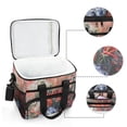 thumbnail image 6 of FORMRS Insulated Cooler Bag 24 Cans Capacity Soft Leakproof Lunch Box with Side Pockets, Red Vibrant Flowers, 6 of 7