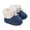 Blue, variant on LYHao Winter Baby Shoes For 0 1 Years Old Soft Soled Boots For Boys And Girls ,Girls Boots Sizes 11 Beige(1-8 Months)