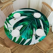 WYYP Hawaii Palm Leaves Tablecloth Hawaii Luau Disposable Table Covers Hawaiian Themed Birthday Party Decorations Aloha Tropical Table Covers 31-35