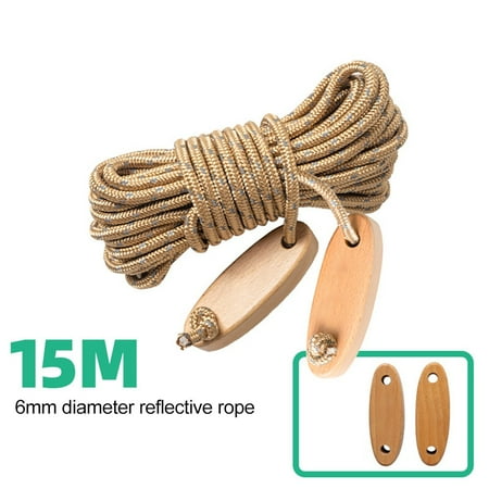 

6mm thick reflective rope windproof rope outdoor canopy tent adjustment rope