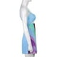 thumbnail image 4 of Mini vestido sexy con cuello halter y recorte para mujer Y2K Rainbow Girl Printed Backless Lace Up Bodycon Dress Vestidos de playa tropical Adepaton WRLF-95-1, 4 of 7