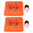 thumbnail image 2 of CONOS de CARRETERA, CONOS DE TRÁFICO IMPERMEBLES CON LAS TIRAS REGALTOS DE NARANJA RESTENTES A LA INTempERIE 2 SET PLEGABLE PARA SITIOS DE CONSTRUCCIÓN, 2 of 7