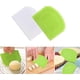thumbnail image 4 of Dough Cutter Flexible Plastic Scraper Practical Bench Scraper Multipurpose Food Scrappers for Bread Dough Cake Fondant Icing(4PCS), 4 of 5