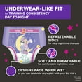 thumbnail image 6 of Pull-Ups Girls' Night-Time Training Pants, 3T-4T (32-40 lbs), 60 Ct (Select for More), 6 of 13