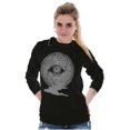 thumbnail image 3 of Eye Symbolic Celestial Spiritual Plus Size Long Sleeve Graphic Tee Shirt Brisco Brands 2X, 3 of 5
