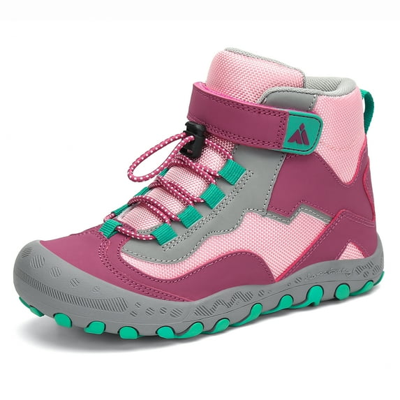 Mishansha Unisex Kids Hiking Boots Boys Girls Trekking Walking Shoes