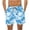 A Light Blue, variant on Men's Shorts Athletic Mens Casual Shorts Men's Special Print Drawstring Waistband Beach Casual Pocket Trouser Shorts Pants Light Blue XXL
