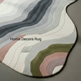thumbnail image 2 of Eye-Catching Irregular Rug – Multi-Color Abstract Hand Tufted Full Size Area Carpet, 2 of 5