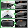 Large Hard Shell Carriers Rooftop Cargo Box with Key Lock 62 (L) x 31