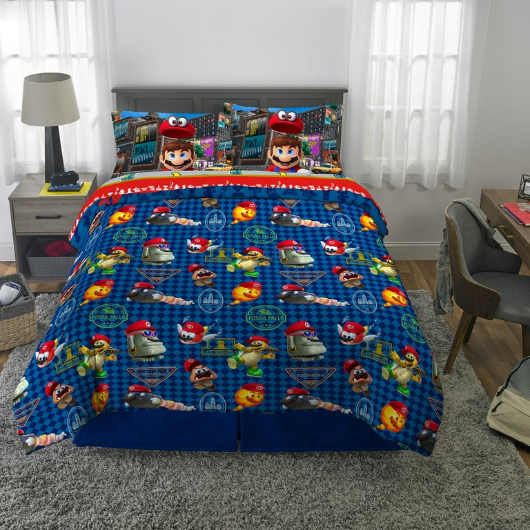 Mario Kart - 1 Persoons Dekbedovertrek (140cm x 200cm