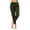 Army Green, variant on Womens Tapered Ankle Jogger Pants Dual Side Deep Hand Pockets Drawstring Elastic High Waist Slim Fit Cropped Casual Athletic Lounge Trousers
