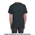 thumbnail image 3 of Playera Fruit of the Loom Para hombre cuello v, algodón sustentable, negro jaspe, talla CH, 3 of 4