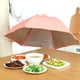 thumbnail image 3 of Cubierta de malla plegable para alimentos, accesorio de cocina, color rosa, 3 of 13