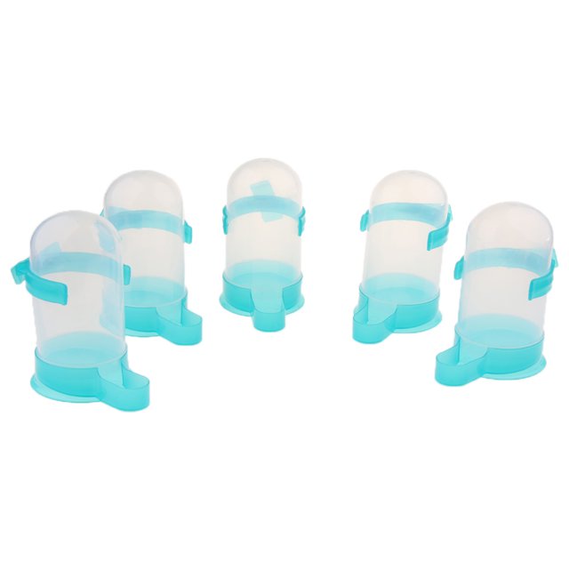 5x Comedero para pájaros Contenedor de comida Accesorios para jaulas para loros Gloria Comedero de agua para pájaros