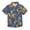 Abstract Colorful Pineapple, variant on Dailycode Small Short Sleeve Button Down Shirts Baby Unicorns and Brid Casual Shirt 3-10 Years
