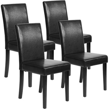 FDW Dining Chairs Set of 4 Dining Side Chairs for Home Kitchen Living Room, Black (Set of 4)