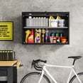 thumbnail image 3 of STANI Wall Mount Metal Cabinet with Adjustable Shelves, Wall Hanging Garage Storage Cabinets with Up-Flip Doors,Lockable Tool Chest Cabinet for Garage Basement, 3 of 12