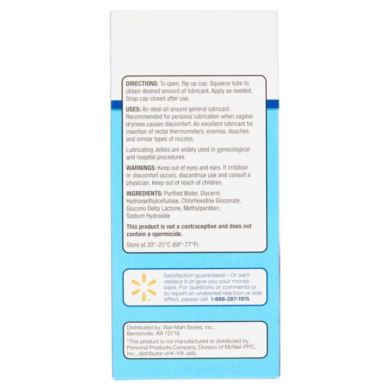 walmart equate personal lubricant Equate Jelly Personal Lubricant, 4 Fl Oz, Compare to K-Y® Jelly Personal  Lubricant