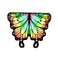 thumbnail image 4 of Disfraz de alas de mariposa para niñas, regalo infantil, ropa para disfrazarse para espectáculos escénicos Vistoso, 4 of 9