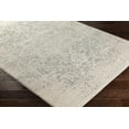 thumbnail image 4 of BoutiqueRugs Rachel Bohemian Vintage Medallion Area Rug - Farmhouse Oriental Floral Carpet for Living Room, Bedroom, Dining Room - Charcoal, Gray, White - 3'11" x 5'7", 4 of 19