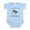 Sky Blue, variant on CafePress - Nature's Gym Rafting Infant Bodysuit - Baby Light Bodysuit, Size Newborn - 24 Months
