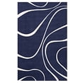 thumbnail image 1 of Modway Therese Abstract Swirl 5' x 8' Area Rug in Navy and Ivory, 1 of 6