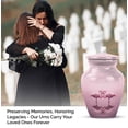 thumbnail image 4 of JAGASY Pink Flamingo Couple Urn for Human Ashes - Memorial Tiny Urn for Ashes Adult Male & Female - Funeral Keepsake Small Urns for Mother & Father - Pink Urns for Cremation - (3 Inch), 4 of 7