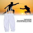 thumbnail image 3 of Pantalones de Esgrima de Sabre Foil Epee Saber Pantalones de Atrenamiento de Estilo Recortado Tel de Estilo Recortado Para 42 Tamaña 150 A 155 cm 40 kg, 3 of 7