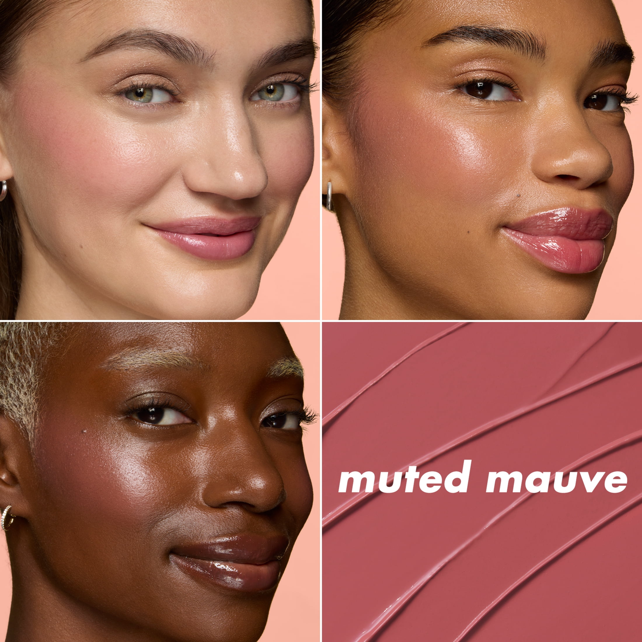 e.l.f. Soft Glam Cream Blush, Muted Mauve, 0.31 oz