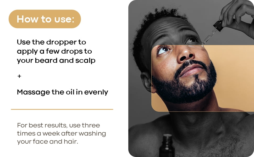 Dapper Davis Beard & Hair Growth Oil for Men – Natural Scalp and Beard Oil for Thicker Fuller Hair