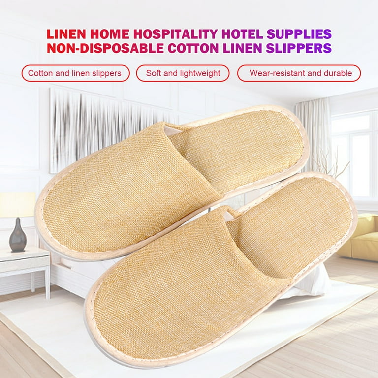 Washable outlet spa slippers