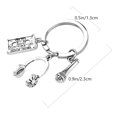 thumbnail image 2 of 1pc Funny Key Chain Bag Keys Hanging Pendant Decorative Keychain (Silver), 2 of 7