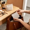 thumbnail image 5 of Mini Spring Open Cable Organizer Pouch | Portable Waterproof Leather Storage Bag for Earbuds, Data Cables, Chargers | Small Electronics Case for Travel, Office, Home | Compact Drop-Proof Gadget Pouch, 5 of 7