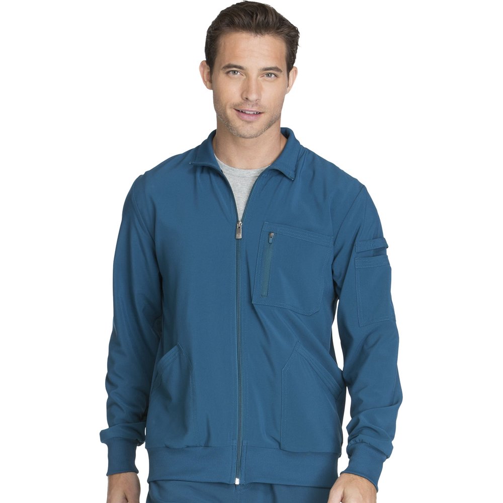 Cherokee Cherokee Infinity Scrubs Jacket for Men Zip Front CK305A, XS