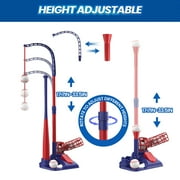 JoyStone 3-in-1 T Ball Set for Kids, 2.5-3.9ft Height Adjustable Tee Ball Stand, Hanging Tee,… — $32.98 (40% off)