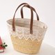 thumbnail image 1 of Bolso de mano bohemio de verano para mujer, Bolso de viaje tejido de paja a la moda, Bolso de playa sencillo para mujer, 1 of 8