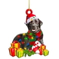 thumbnail image 2 of Colgante de perrito para coche, decoración navideña para coche, adorno colgante para coche, colgante de perrito adorable, 2 of 7