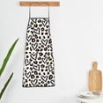 thumbnail image 5 of Naloa 1Pack Adjustable Bib Apron Waterdrop Resistant Cooking Kitchen Aprons for Women Men Chef, Heart Leopard Print, 5 of 5