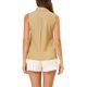 thumbnail image 3 of CAMISA SIN MANGAS DE CUELLO PUNTA PARA MUJERES INSPIRAR CHIC M BEIGE, 3 of 6
