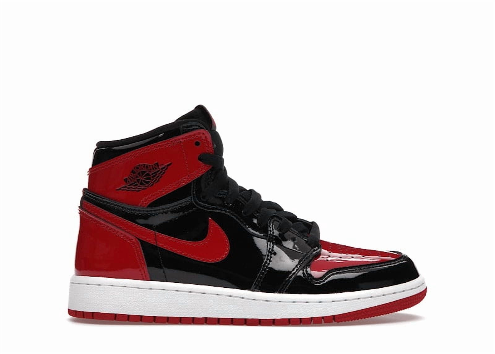 NIKE AIR JORDAN III 3 RETRO OG BG BLACK FIRE RED CEMENT GREY Size 6Y \'854261-001 NIKE AIR JORDAN III 3 RETRO OG BG BLACK FIRE RED CEMENT GREY  main image 2