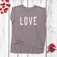 thumbnail image 2 of NanyCrafts' Do Everything in Love Women's Flowy Muscle Tee, 2 of 2