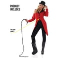 thumbnail image 4 of Veste Rouge de Ringmaster pour Femme, Costume de Ringmaster de Cirque pour Femme, Costume de Dompteuse de Lions pour Femme, Costume de Meneuse de Claque pour Femme, Moyen, 4 of 4