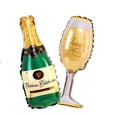 thumbnail image 3 of Set de globos Happy New Year, copa de vino Mylar, 40 unidades, +30 cm, 3 of 3